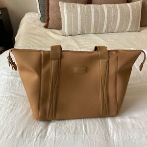 Dagne Dover Large Landon Neoprene Carryall in Camel